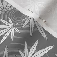 ★ CHECKERED WEED ★ Black & White - Large scale / Collection : Cannabis Factory 2 – Marijuana, Ganja, Pot, Hemp and other weeds prints