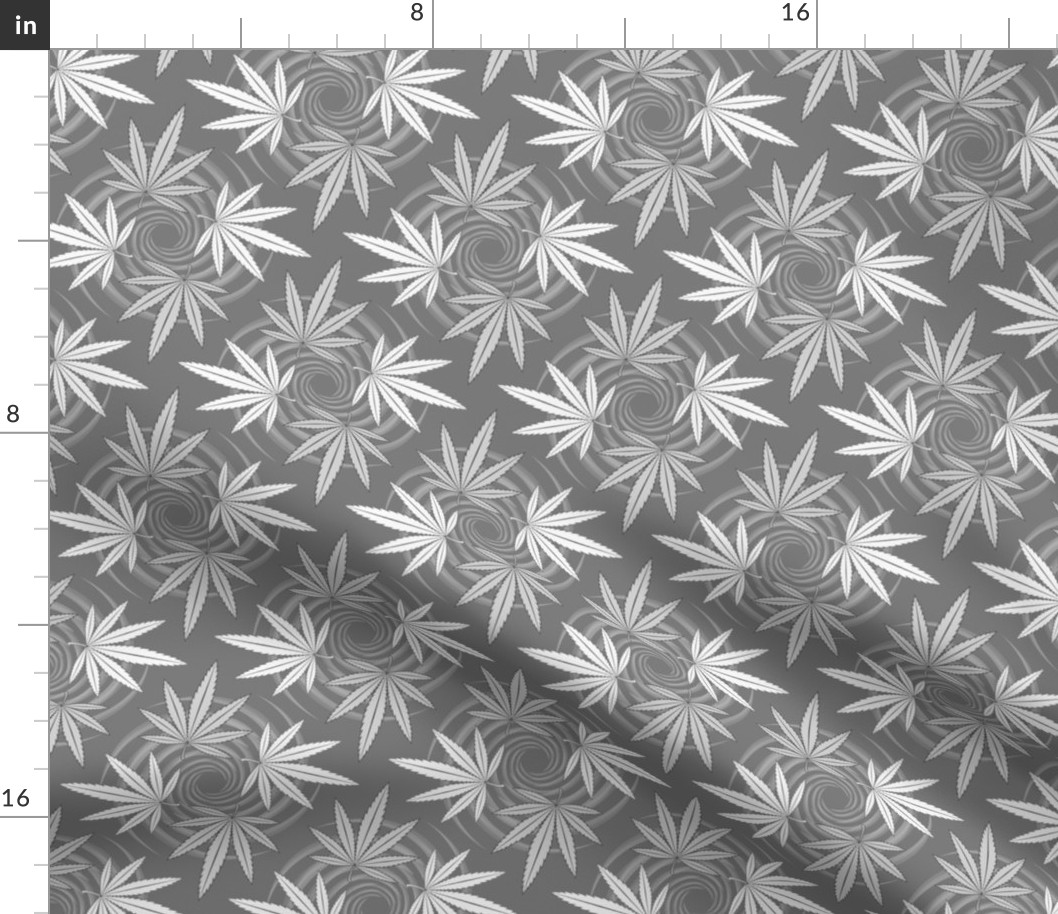 ★ CHECKERED WEED ★ Black & White - Large scale / Collection : Cannabis Factory 2 – Marijuana, Ganja, Pot, Hemp and other weeds prints