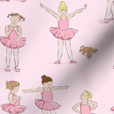 Miss Margot's Ballet Class (on pink)