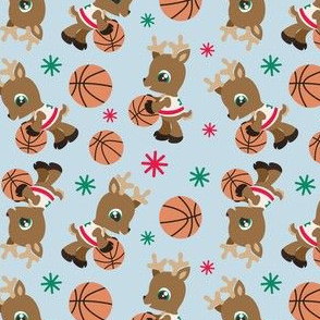 Basketball Reindeer