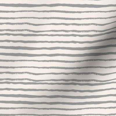 painted stripes fabric - light grey 