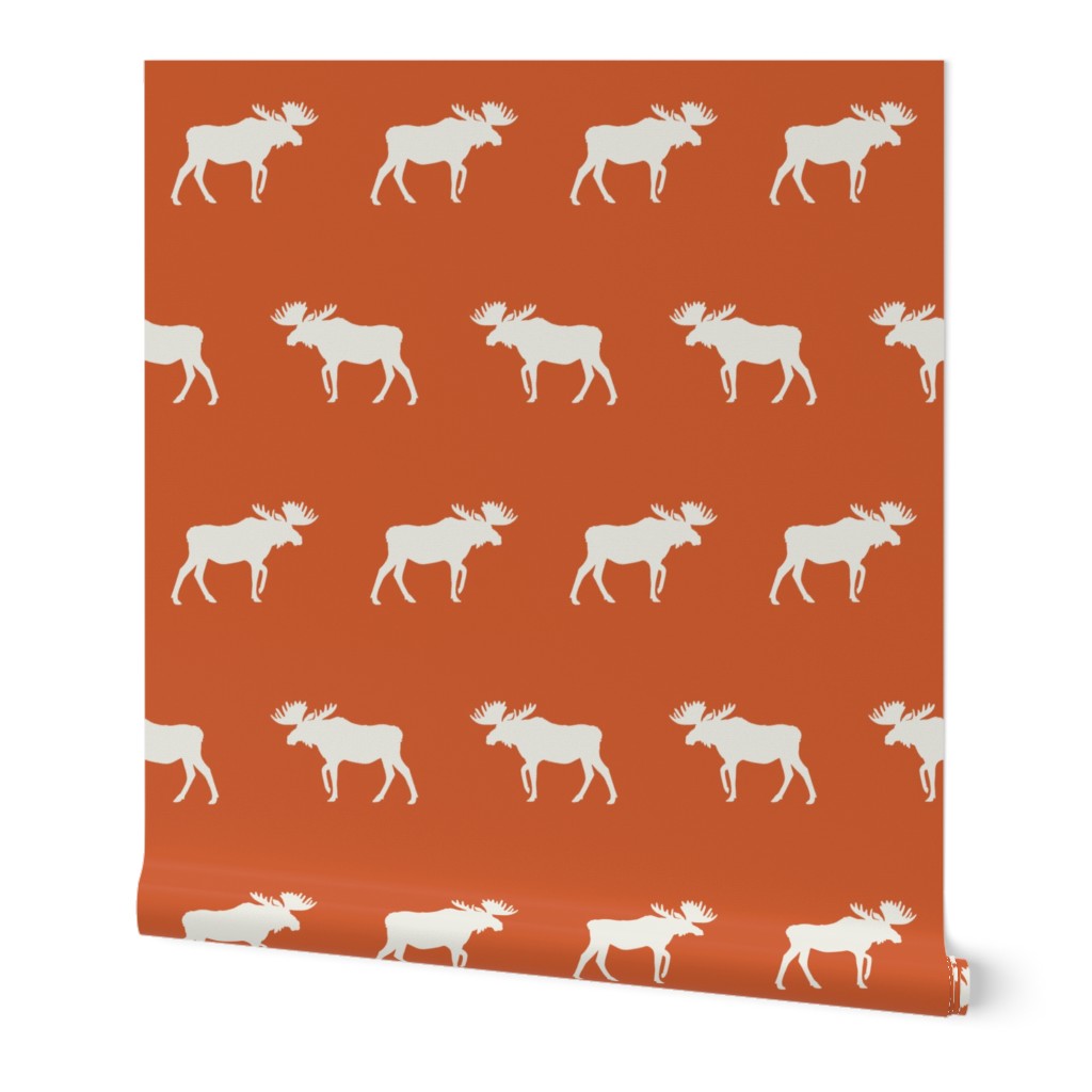 moose fabric - orange