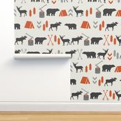 outdoors baby nursery fabric baby boy design