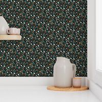 Terrazzo Black Green