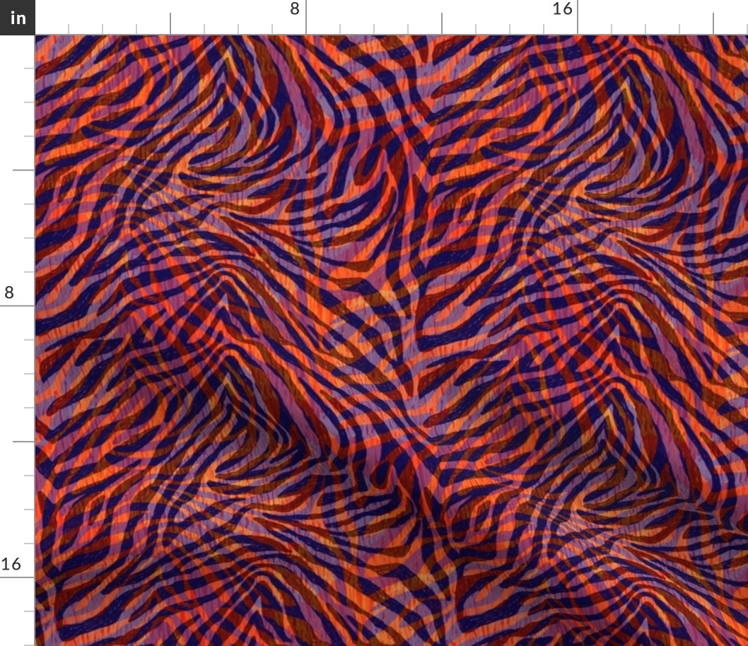 Psychedelic tiger fur