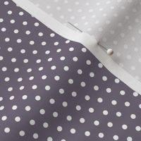 8" Lilac & White Polka Dots 