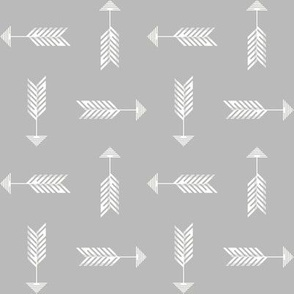 Arrows on gray