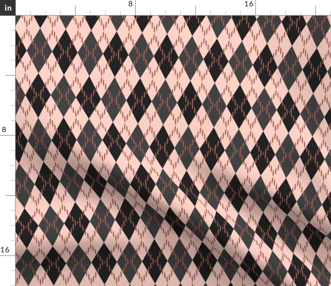 pink and gray argyle 8