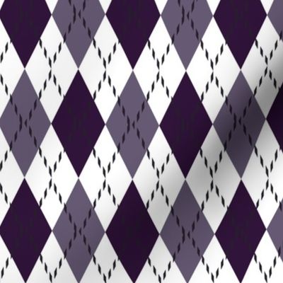 eggplant argyle 