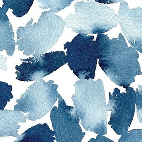 Blue Abstract Watercolor