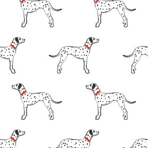 Dalmatians - dog fabric