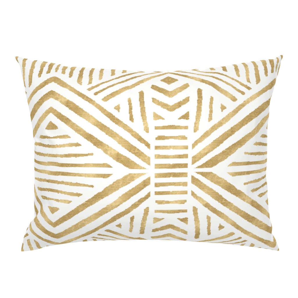 Tribal Geometric Gold