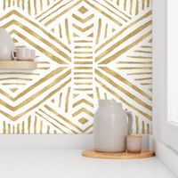 Tribal Geometric Gold