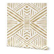 Tribal Geometric Gold