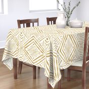 Tribal Geometric Gold