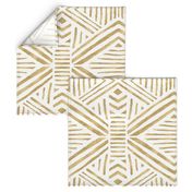 Tribal Geometric Gold