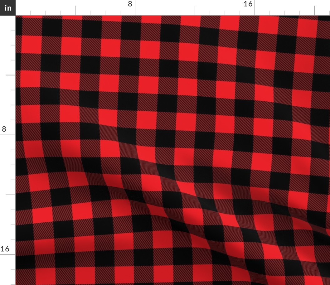 PLAID RED/BLACK