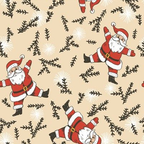 Holly Jolly Christmas - Scattered Santa