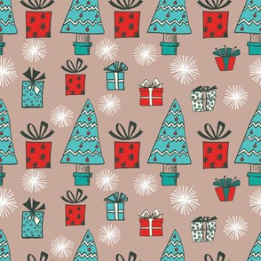Holly Jolly Christmas - Presents & Trees