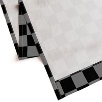 Three Inch Medium Gray and Black Checkerboard Squares