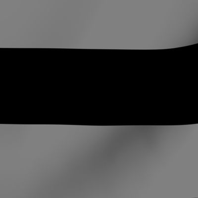Three Inch Medium Gray and Black Horizontal Stripes