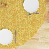 24" LARGE Lemon Kilim; Faux Woven Texture