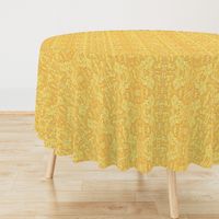 24" LARGE Lemon Kilim; Faux Woven Texture