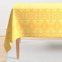 24" LARGE Lemon Kilim; Faux Woven Texture