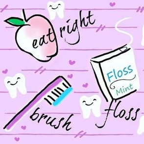 Eat Right-Floss & Brush 