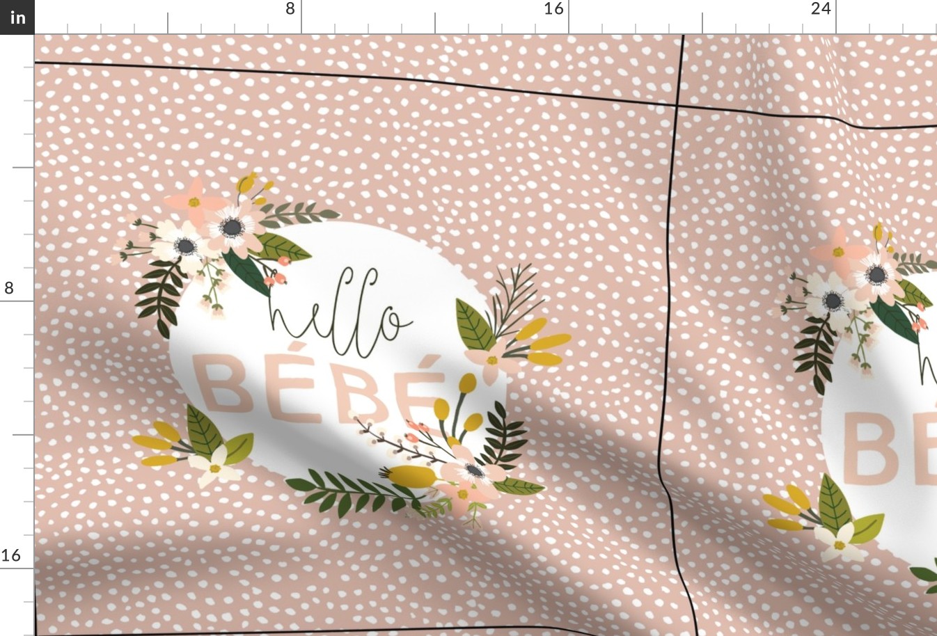 6 loveys: Blush Sprigs and Blooms Hello Bébé 