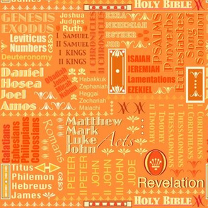 Books of The Bible - Orange