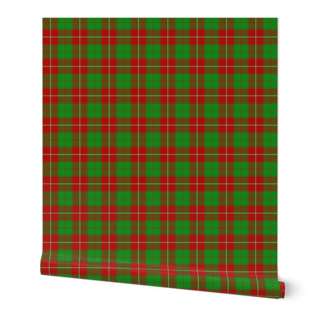 MacIntosh ancient tartan from fragment, 3"