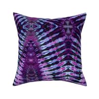 Tie Dye Stripes Pattern Purple Black