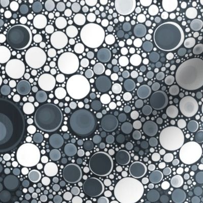 Bubbles Monochrome