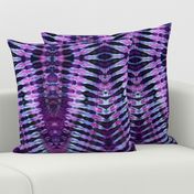 Tie Dye Pattern Purple Black