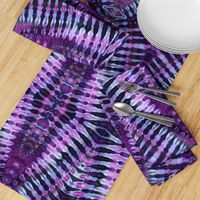 Tie Dye Pattern Purple Black