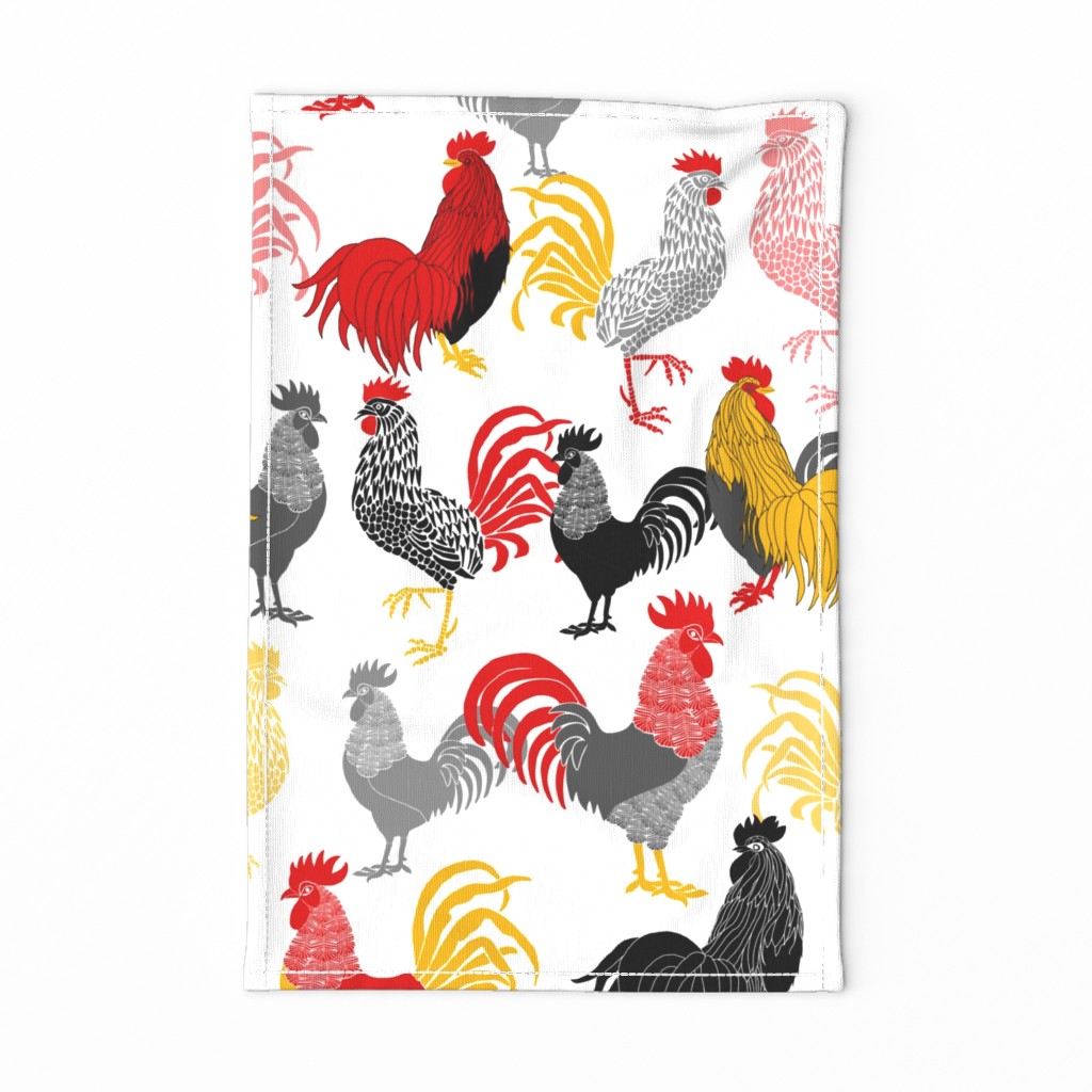 Chooks Tea Towel