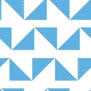 Triangles in blue