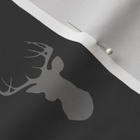 Deer- Bright Red, Grey, Black/Charcoal