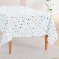 Polka Dots Blue Sail Regatta blue white