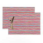 ICE CREAM STRIPED BACKGROUND PINK ON GREY BLUE STEEL