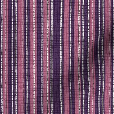 Textured Pink and Purple Candy Stripe