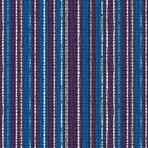 Textured Blue and Purple Candy Stripe