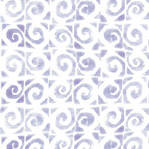 Koru Lilac Gray On White 150L