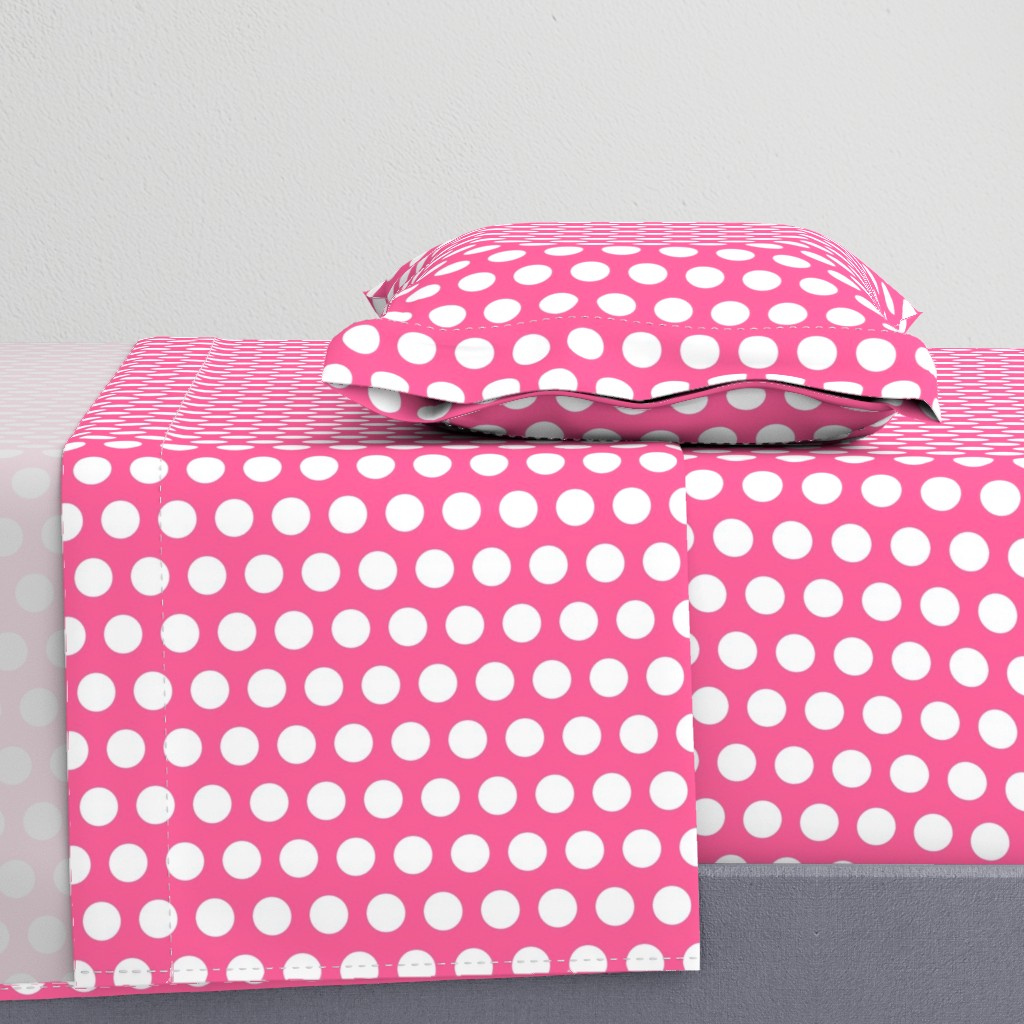 Large Pink Polka Dots