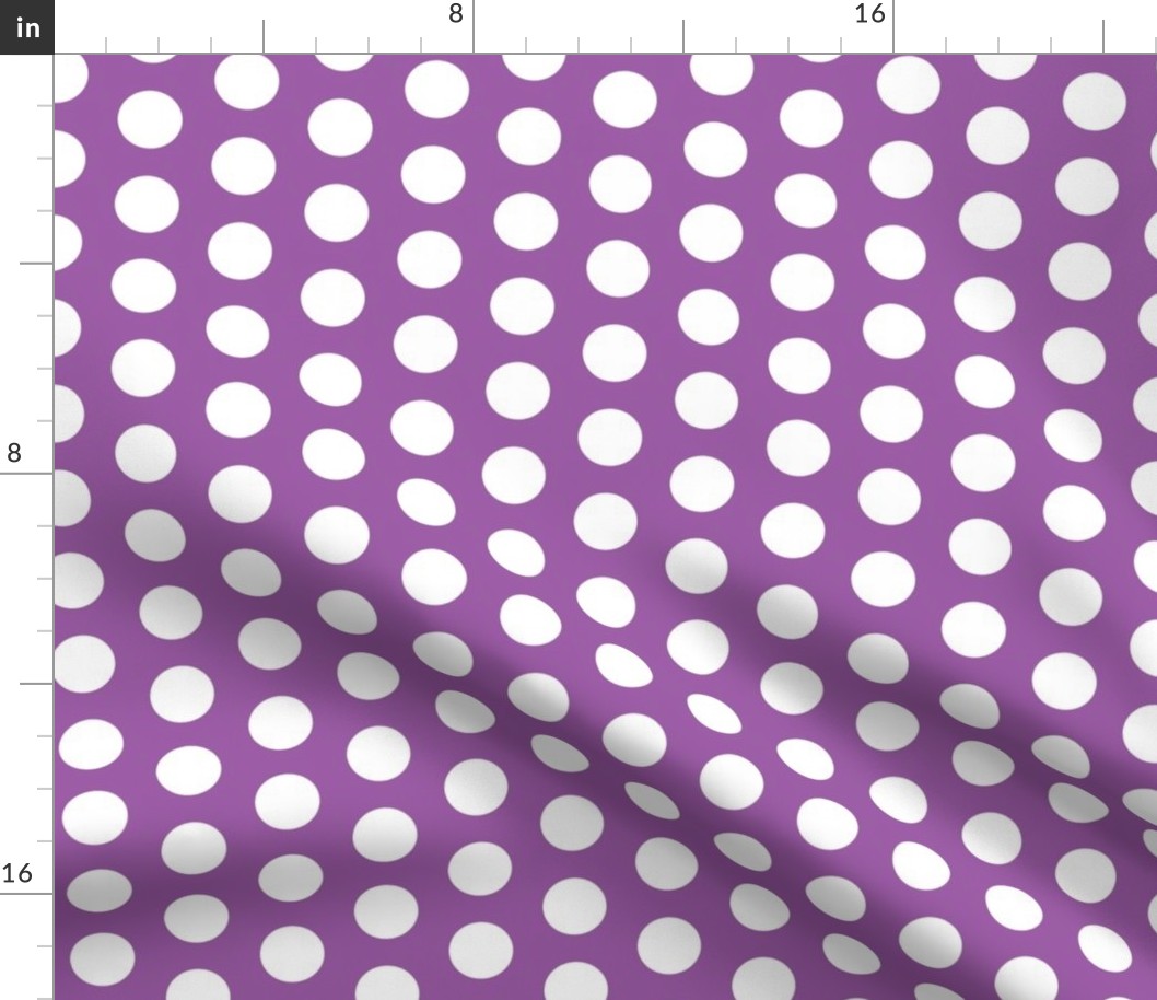 Large Purple Polka Dots