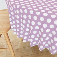 Large Lavender Polka Dots