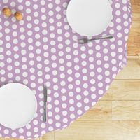 Large Lavender Polka Dots