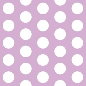 Large Lavender Polka Dots