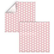 Large Light Pink Polka Dots